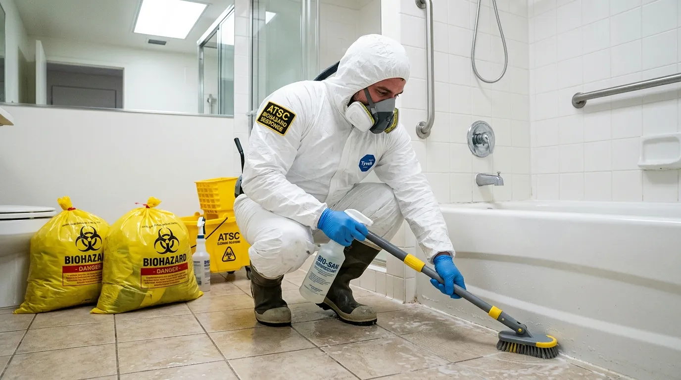 Decontamination equipment deployed for Blood Cleanup in Deanwood